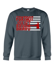 Foxtrot Juliet Bravo Flag Firefighter Crewneck Sweatshirt tile