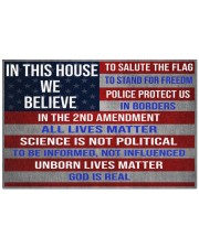 WE believe Doormat 22.5" x 15" front