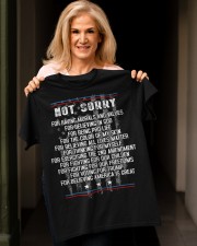 Not Sorry Front Classic T-Shirt apparel-classic-tshirt-lifestyle-front-118