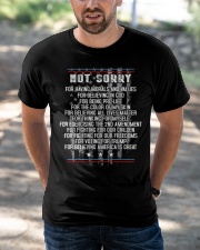 Not Sorry Front Classic T-Shirt apparel-classic-tshirt-lifestyle-front-50