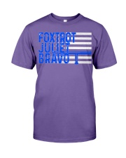 Foxtrot Juliet Bravo Flag Premium Fit Mens Tee tile