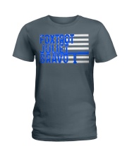 Foxtrot Juliet Bravo Flag Ladies T-Shirt tile