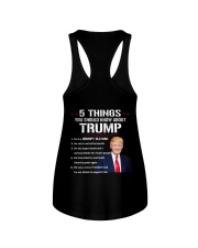 5 things you should know about Trump - back Ladies Flowy Tank tile