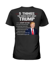 5 things you should know about Trump - back Ladies T-Shirt tile