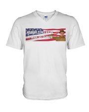 Harry style V-Neck T-Shirt tile