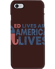 red lives Phone Case tile
