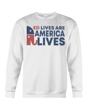 red lives Crewneck Sweatshirt front