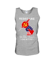 Resist like we the people did in 1776 Unisex Tank tile