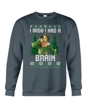 I wish I had a Brain Crewneck Sweatshirt tile