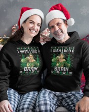 I wish I had a Brain Hooded Sweatshirt custom-hoodie-sweatshirt-lifestyle-front-220