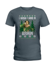 I wish I had a Brain Ladies T-Shirt tile