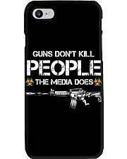 Gun don't kill people Phone Case tile