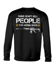 Gun don't kill people Crewneck Sweatshirt tile