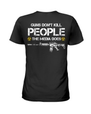 Gun don't kill people Ladies T-Shirt tile
