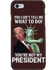 You can't tell me what to do Phone Case tile