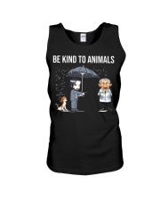 Be kind to animals Unisex Tank tile