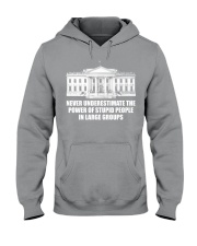 Never underestimate the power of stupid people in large groups 2 Hooded Sweatshirt tile
