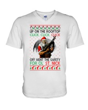 click click V-Neck T-Shirt tile