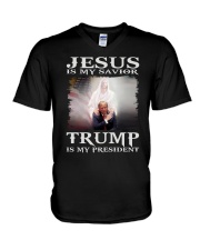 jesus V-Neck T-Shirt tile