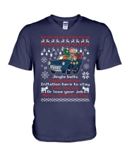 Jingle bells FJB V-Neck T-Shirt tile