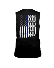 FJB - back the blue - blue line - police Sleeveless Tee tile