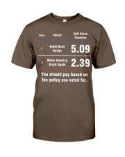 You should pay based on the policy you voted for Classic T-Shirt tile