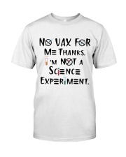 No vax Classic T-Shirt front