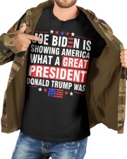 Biden is showing America what a great president Trump was Classic T-Shirt custom-t-shirts-classic-lifestyle-front-194
