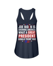 Biden is showing America what a great president Trump was Ladies Flowy Tank tile