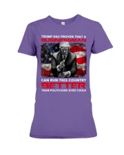 Trump has proven that a businessman can run this country better Premium Fit Ladies Tee tile