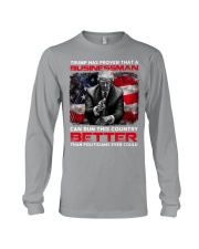 Trump has proven that a businessman can run this country better Long Sleeve Tee tile