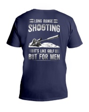 long range shooting V-Neck T-Shirt tile