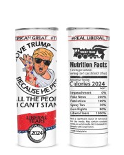 I love Trump 20oz Glitter Tumbler front