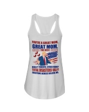 You're a great mom, great mom the best Ladies Flowy Tank tile
