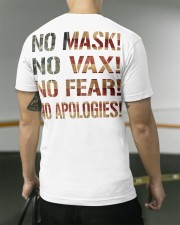 NO FEAR NO APOLOGIES Classic T-Shirt apparel-classic-tshirt-lifestyle-back-104