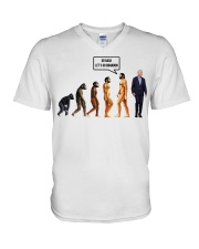 let's go brandon1 V-Neck T-Shirt tile