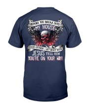 Before you break into my house Premium Fit Mens Tee tile