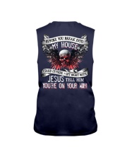 Before you break into my house Sleeveless Tee tile