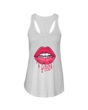 Lips I Love U Ladies Flowy Tank thumbnail