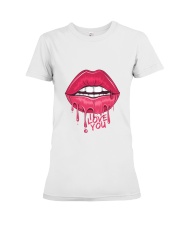 Lips I Love U Premium Fit Ladies Tee thumbnail