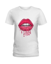 Lips I Love U Ladies T-Shirt front