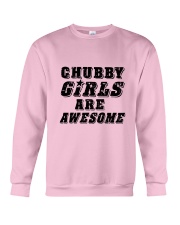 chubby girls are awesome Crewneck Sweatshirt thumbnail