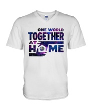 One World Together At Home T Shirt V-Neck T-Shirt thumbnail