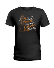 Don't Make Me Get my Flying Monkeys Ladies T-Shirt thumbnail