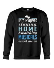 Theatre Nerd Quarantine Plan Crewneck Sweatshirt thumbnail