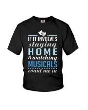 Theatre Nerd Quarantine Plan Youth T-Shirt thumbnail