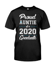 Proud Auntie of a 2020 Graduate Classic T-Shirt front