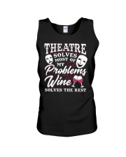 Theatre Solves Most Of My Problems Unisex Tank thumbnail