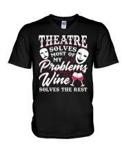 Theatre Solves Most Of My Problems V-Neck T-Shirt thumbnail