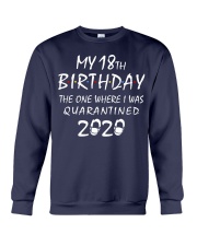 My 18th Birthday Quarantined 2020 Crewneck Sweatshirt thumbnail